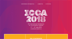 Desktop Screenshot of icca2018.org